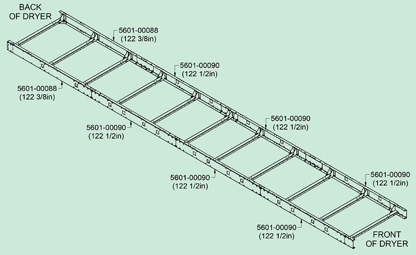 SQ2440 Bade Frame Leg Kit